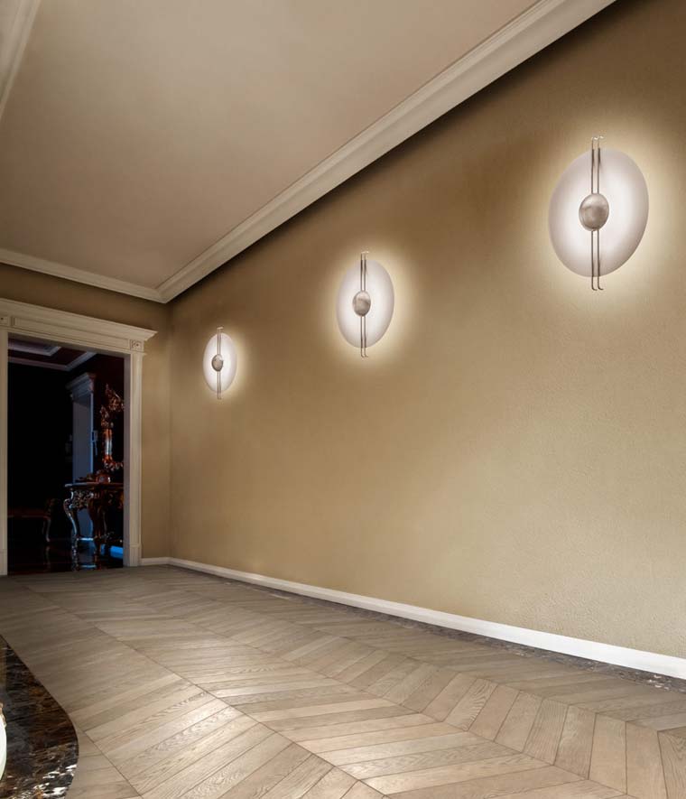 aplique vetro bianco parete collezione aline cod 0272-APP patrizia volpato