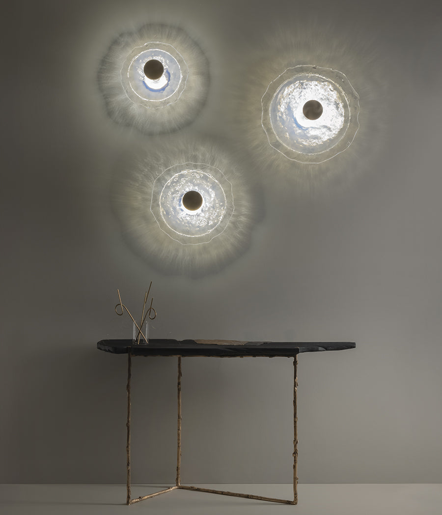 Applique da parete in vetro di Murano artistico