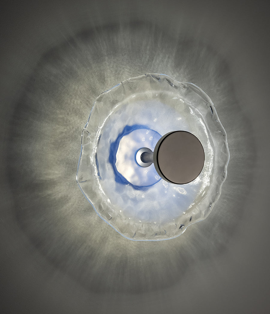 Applique da parete in vetro di Murano artistico