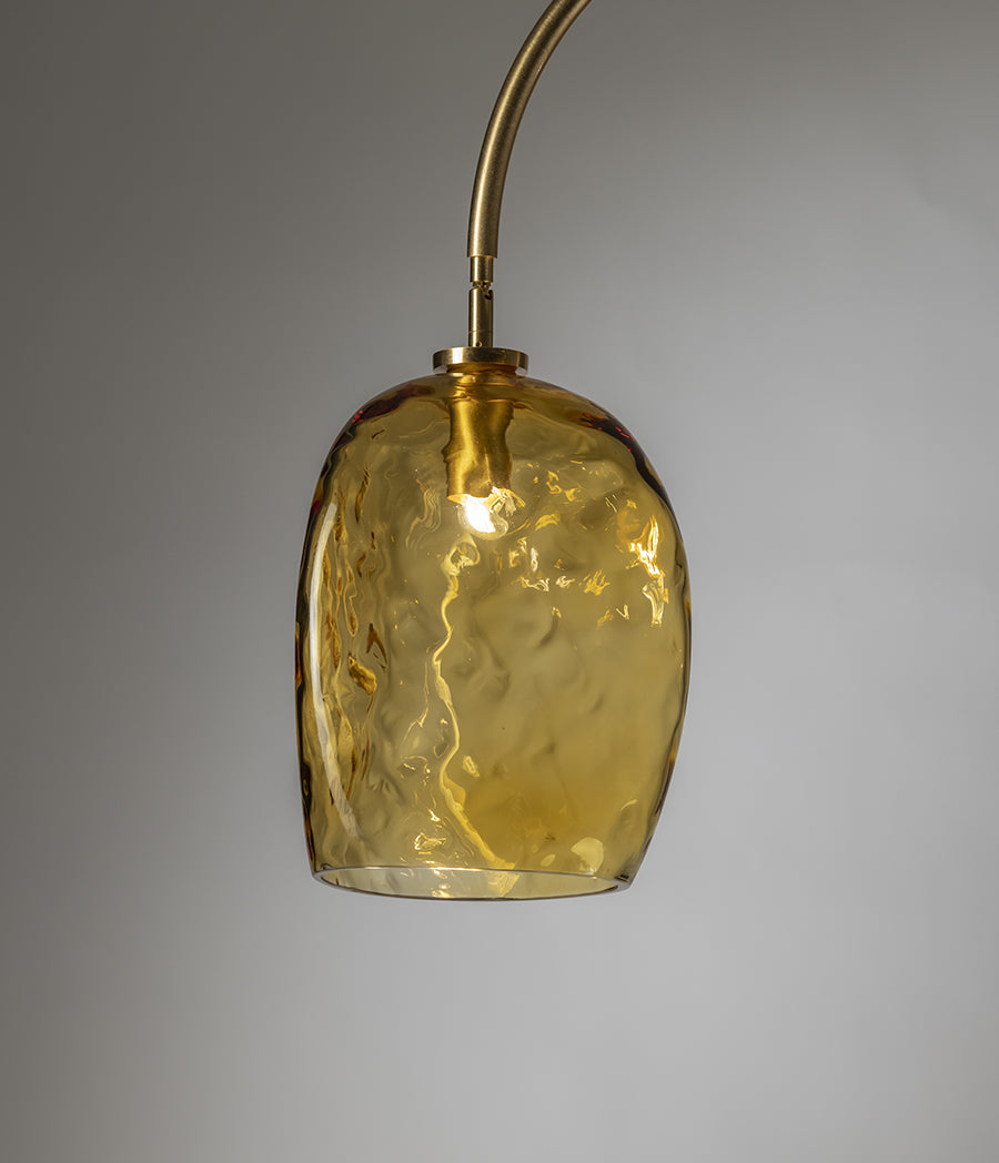Adjustable Murano Glass Pendant Lamp