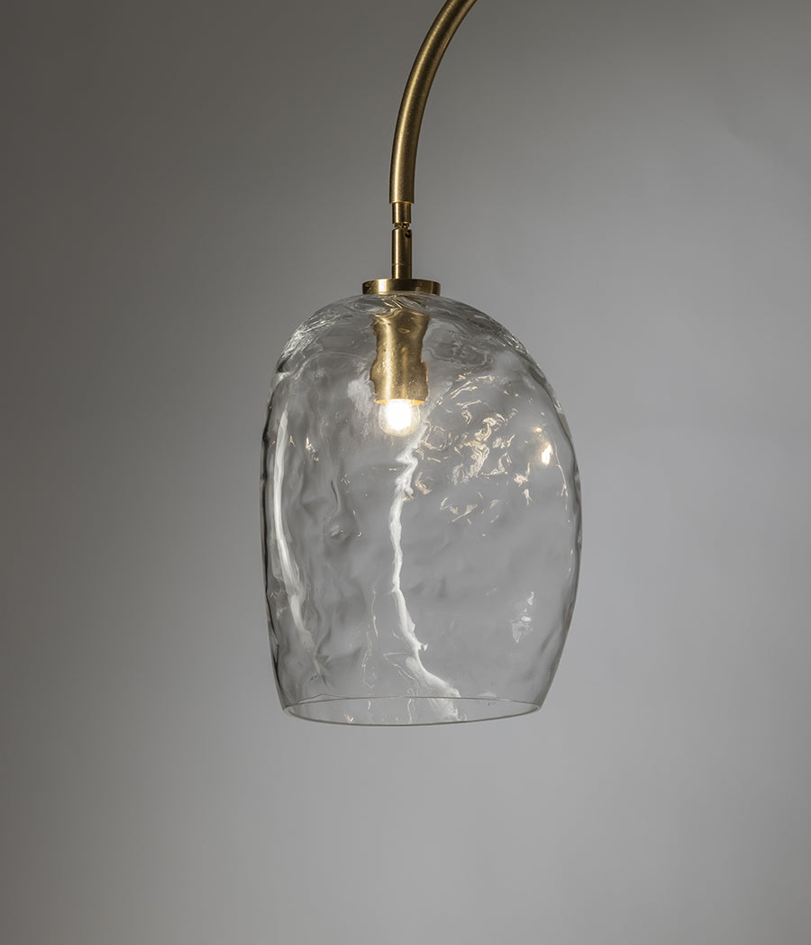 Adjustable Murano Glass Pendant Lamp