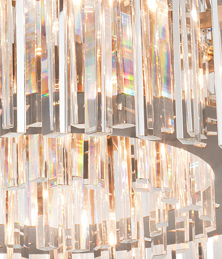 texture lampadario design cristallo raffinato collezione riflessi cod 7200-S patrizia volpato