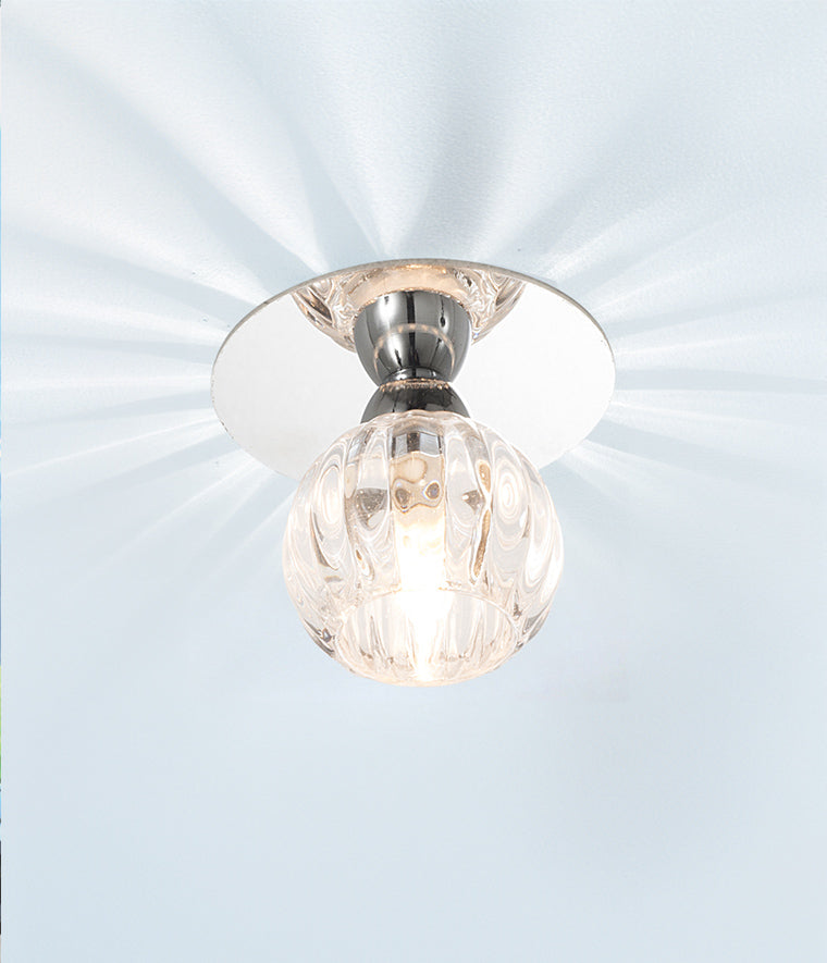 faretto moderno soffitto sfera vetro collezione spotlight cod 464-F patrizia volpato