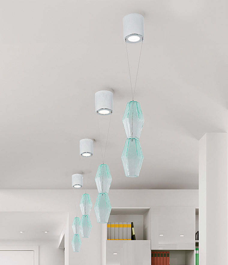 lampada sospensione murano colorato collezione glace cod 4612-S1 patrizia volpato