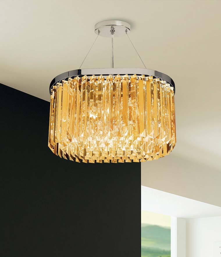 lampadario ovale vetro murano soffitto collezione cristalli cod 5078-S patrizia volpato